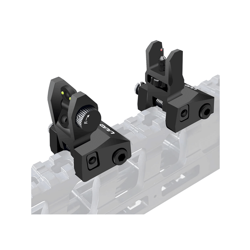 Load image into Gallery viewer, UUQ Fiber Optic Iron Sights Tool-free Adjustment