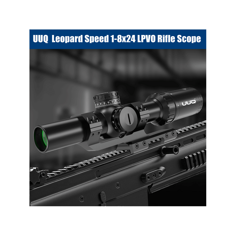 Load image into Gallery viewer, UUQ Leopard Speed 1-8x24 SFP LPVO Rifle Scope