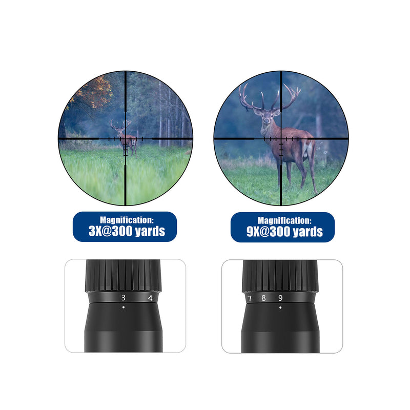 Load image into Gallery viewer, 3-9x quick adjustment, ensuring you don't miss any target.