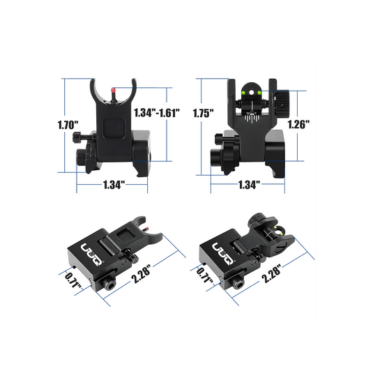 UUQ Fiber Optic Iron Sights