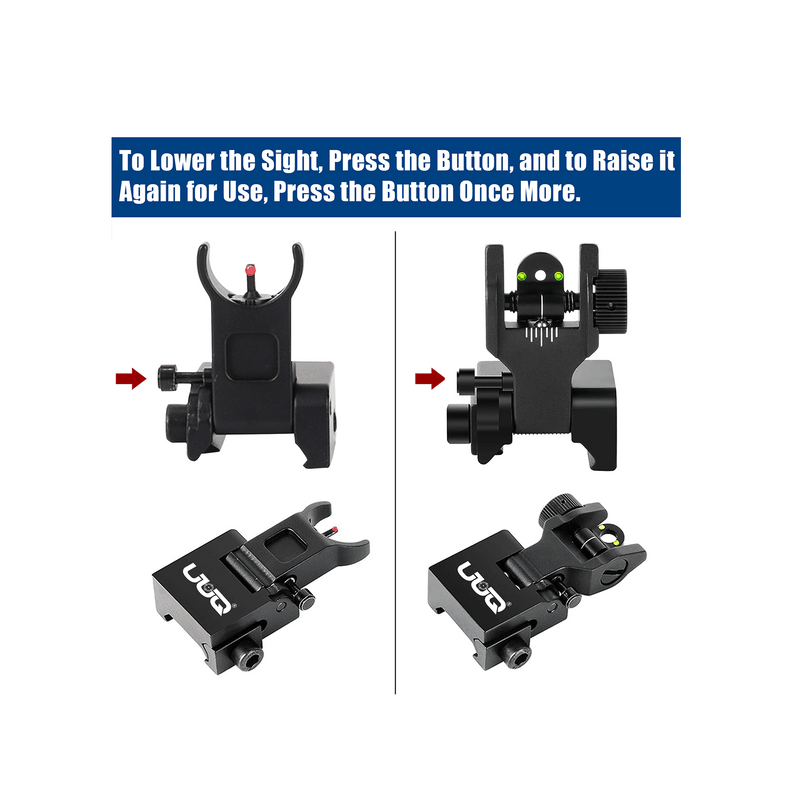 Load image into Gallery viewer, UUQ Fiber Optic Iron Sights