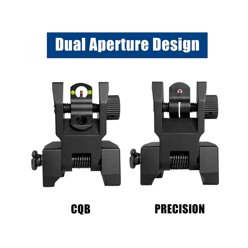 Load image into Gallery viewer, UUQ Fiber Optic Iron Sights Tool-free Adjustment