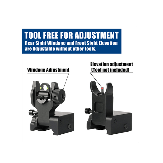 UUQ Fiber Optic Iron Sights