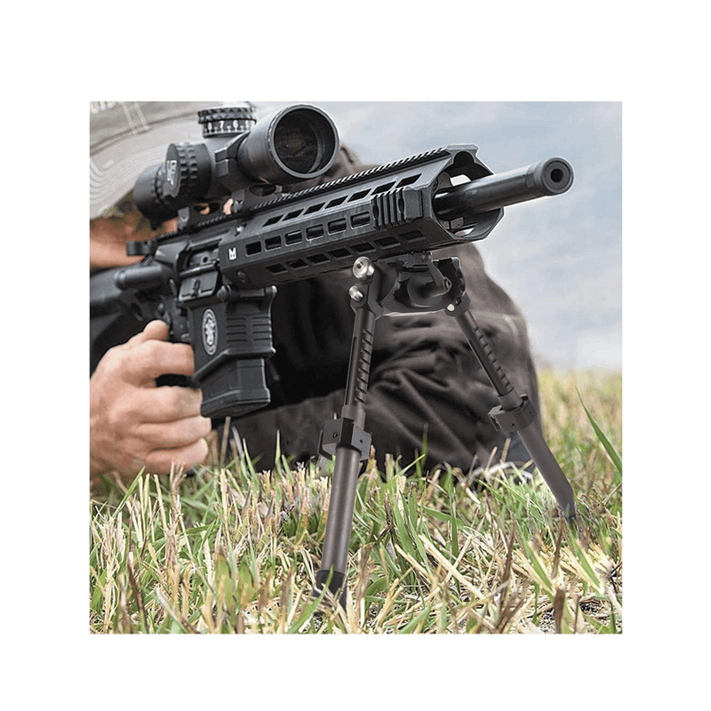 Load image into Gallery viewer, UUQ 8" - 12" Heavy Duty Carbon Fibre Adjustable Tactical Rifle Bipods(Normal Screw)