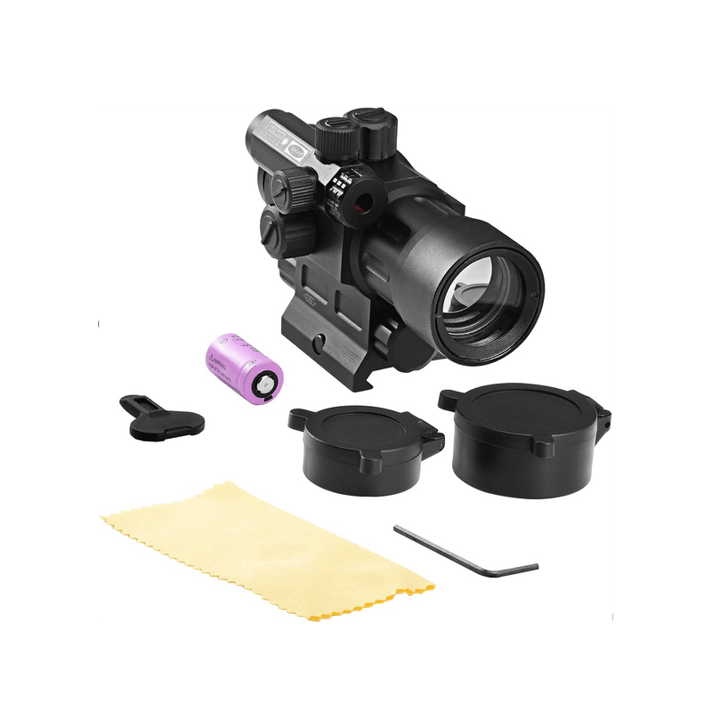Load image into Gallery viewer, UUQ 1X30 Red Dot Sight with Green Laser Sight - 2 MOA Reflex Scope for 20mm Picatinny Rail - UUQ Optics