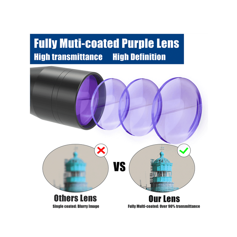 Load image into Gallery viewer, The UUQ 3-9×40 rifle scope with full purple coating offers a clearer view.