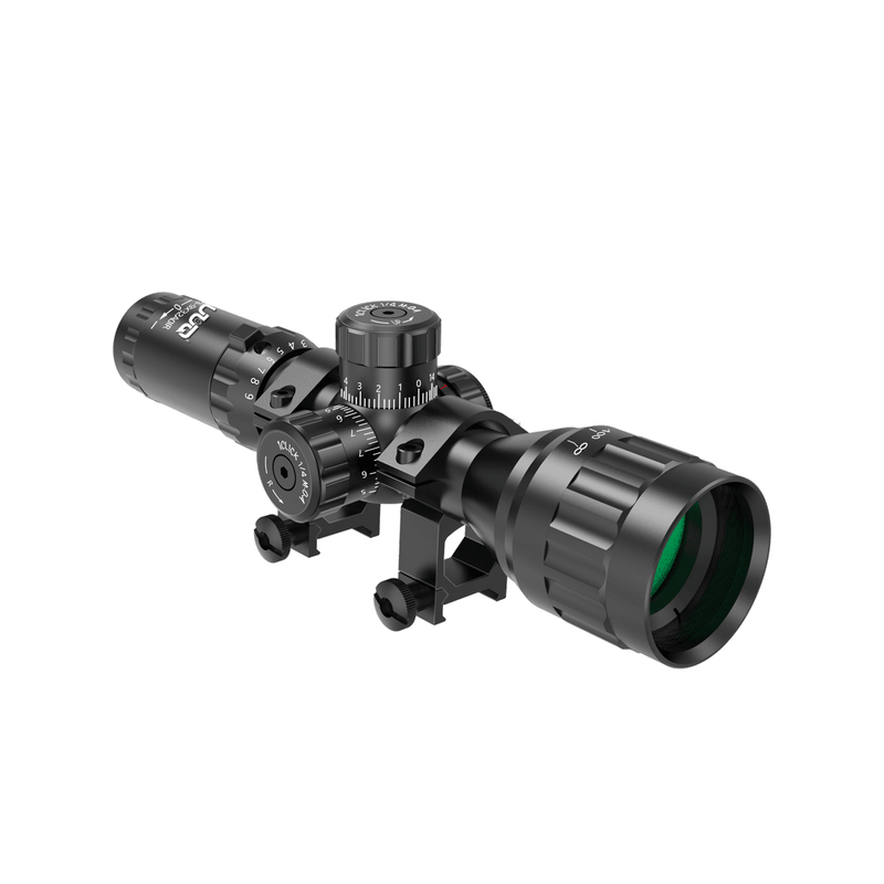 Load image into Gallery viewer, The UUQ 3-9x32AO compact tactical rifle scope is short and powerful, with excellent craftsmanship.