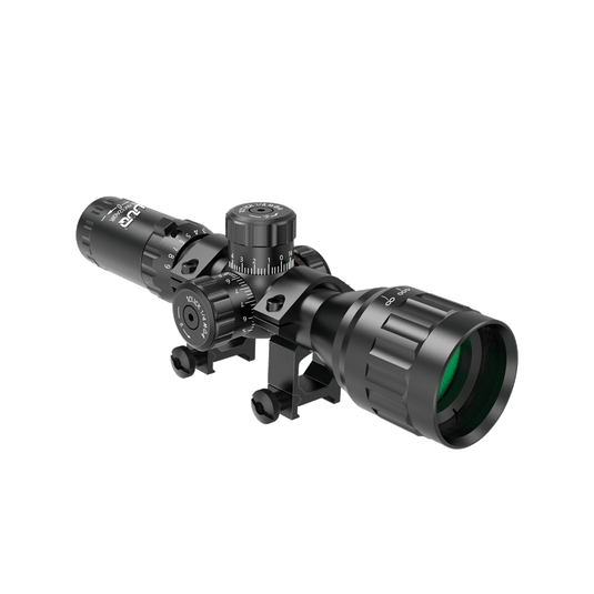The UUQ 3-9x32AO compact tactical rifle scope is short and powerful, with excellent craftsmanship.