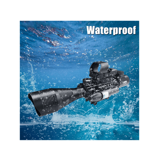UUQ 4-12X50 Rifle Scope with Red/Green Illumination and Laser Sight - UUQ Optics