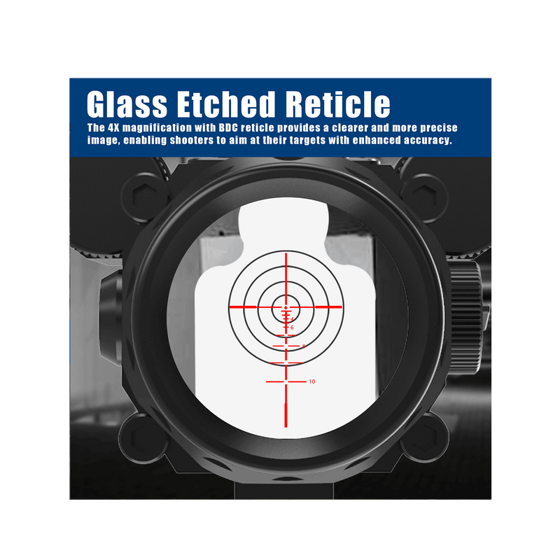 Load image into Gallery viewer, Class etched reticle.