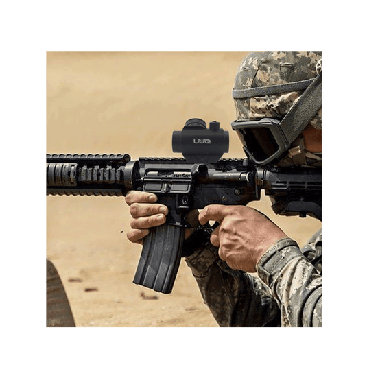 UUQ Airsoft Red Dot Sight for Rifle - 1X22mm 3 MOA 11 Brightness Micro Reflex Scope with 1