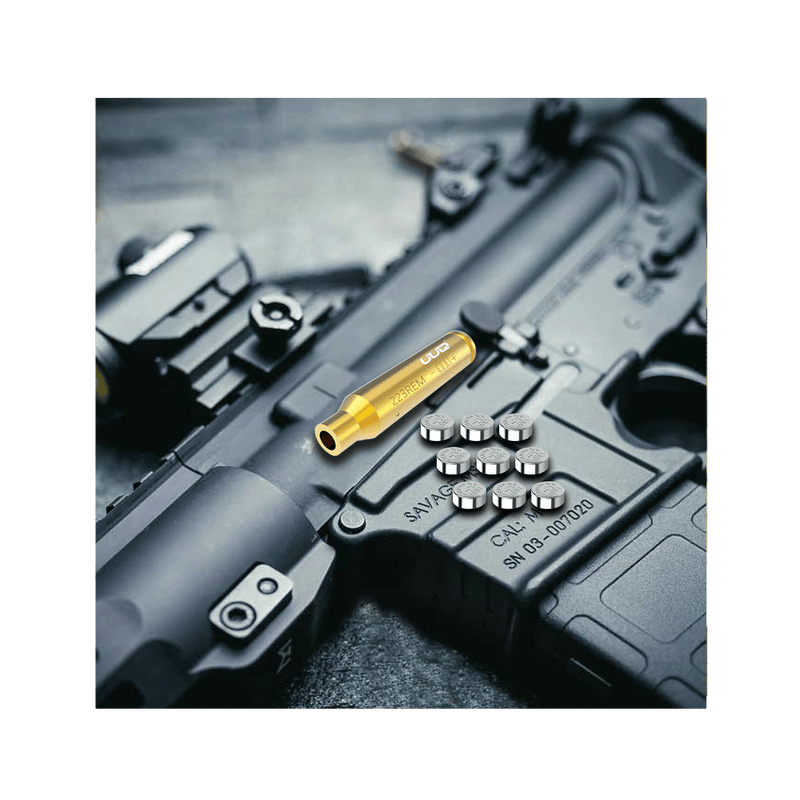 Load image into Gallery viewer, UUQ Laser Bore Sight 223/5.56 Green Laser(9Batteries) - UUQ Optics