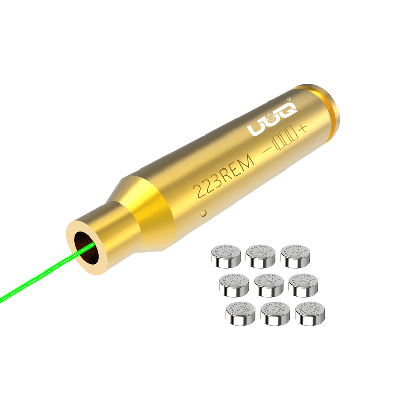 Load image into Gallery viewer, UUQ Laser Bore Sight 223/5.56 Green Laser(9Batteries) - UUQ Optics