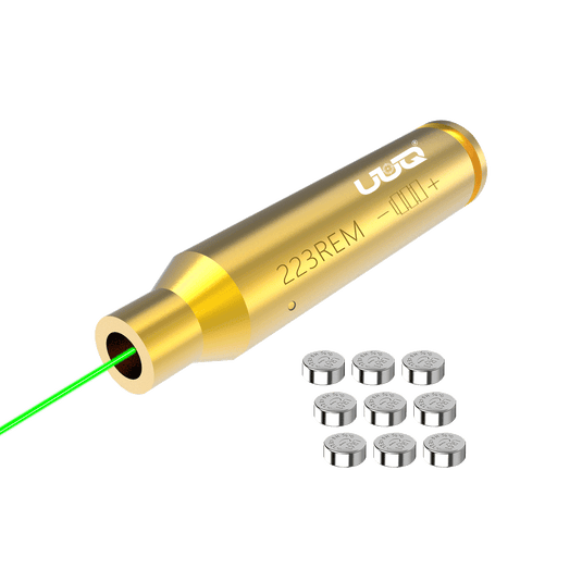 UUQ Laser Bore Sight 223/5.56 Green Laser(9Batteries) - UUQ Optics