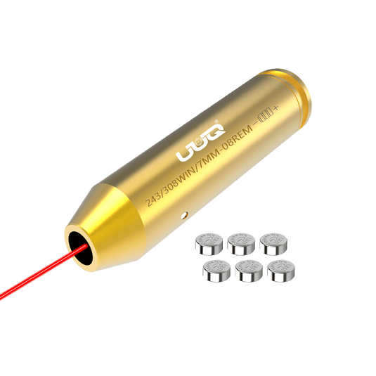 UUQ Laser Bore Sight 243/308 Red Laser(6Batteries) - UUQ Optics