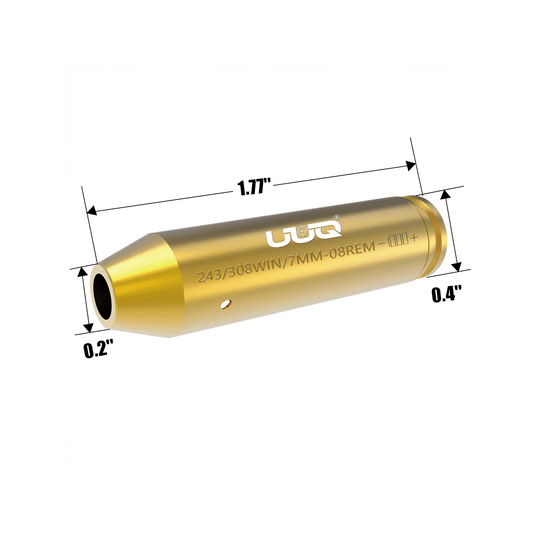UUQ Laser Bore Sight 243/308 Red Laser(6Batteries) - UUQ Optics