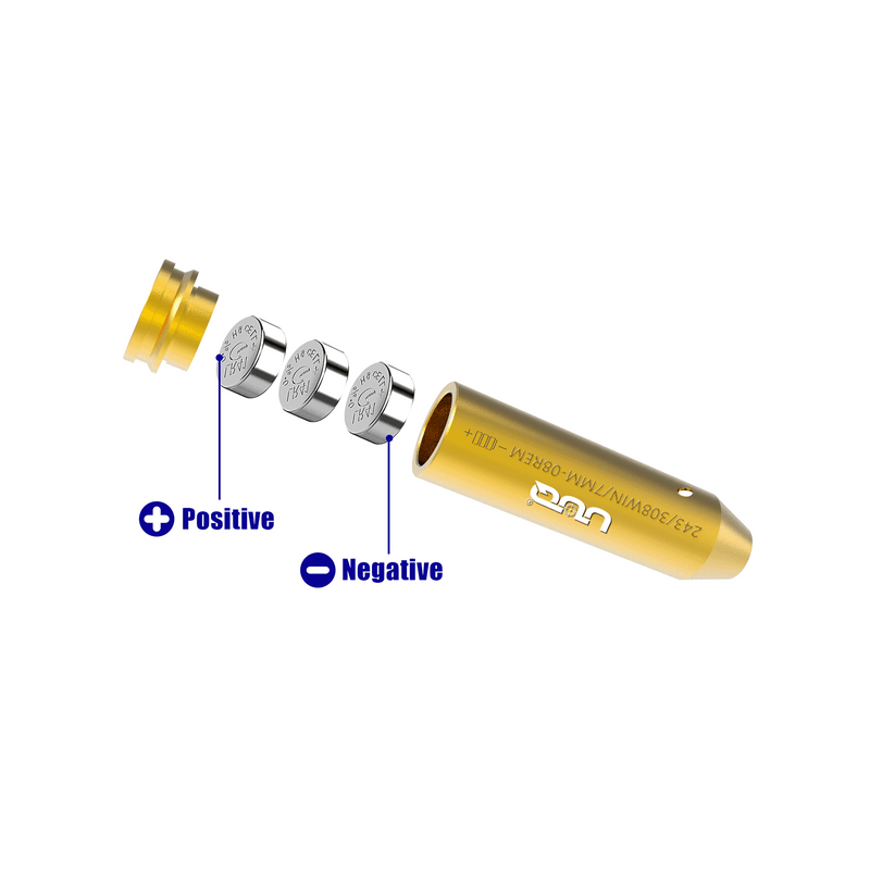 Load image into Gallery viewer, UUQ Laser Bore Sight 243/308 Red Laser(6Batteries) - UUQ Optics