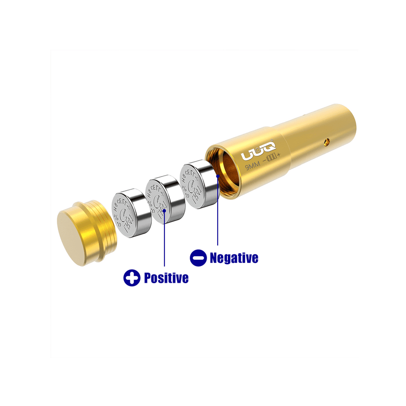 Load image into Gallery viewer, UUQ Laser Bore Sight 9MM Green Laser(12Batteries) - UUQ Optics