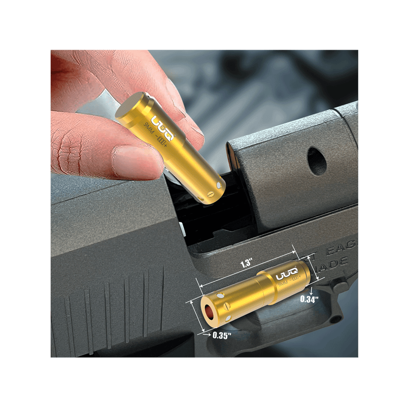 Load image into Gallery viewer, UUQ Laser Bore Sight 9MM Green Laser(12Batteries) - UUQ Optics