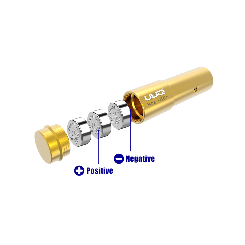 Load image into Gallery viewer, UUQ Laser Bore Sight 9MM Red Laser(6Btteries) - UUQ Optics