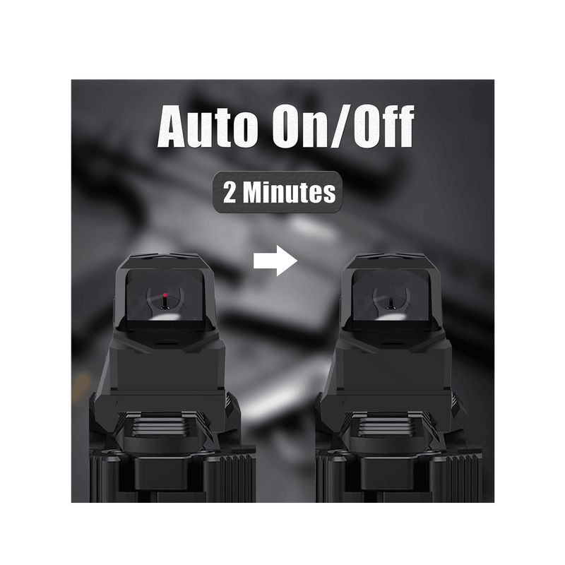 Load image into Gallery viewer, UUQ Mini Reflex Red Dot Sight Shake Awake Optic Sight for Rifles, Pistols and Shotguns 2MOA,12 Brightness Adjustment Red Dot Scope for VT/Doctor Footprint and 20mm Picatinny Rail - UUQ Optics