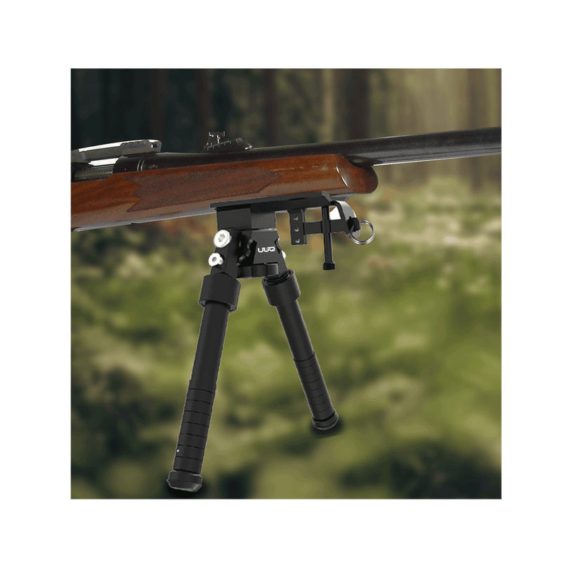 Load image into Gallery viewer, UUQ QV8 6-9 Inches Tactical Rifle Adjustable Bipod for Hunting and Shooting, Directly Attach to Sling Swivel Stud, w/Spike Feet - UUQ Optics