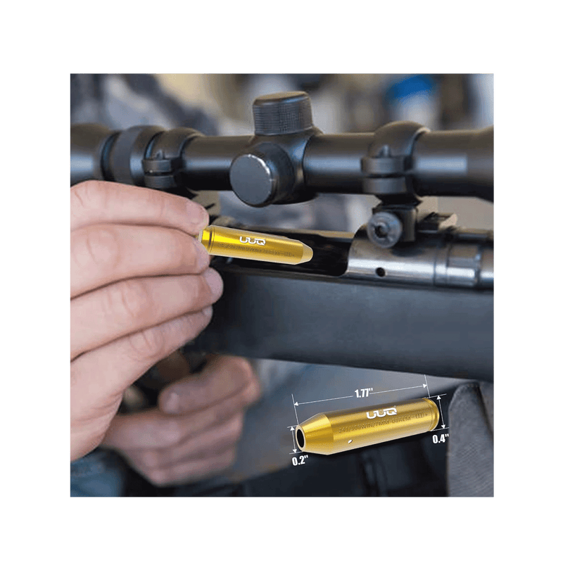 Load image into Gallery viewer, UUQ Red/Green Laser Bore Sight 9mm/.223Rem/5.56Nato Cal/.243 308/12 Gague Boresighter Red/Green Dot Beam Bore Sighter for Pistol Shotgun Rifle - UUQ Optics