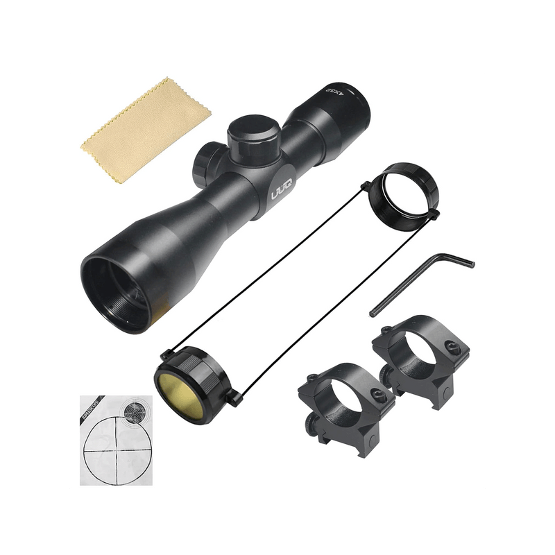 Load image into Gallery viewer, UUQ Tactical 4X32 Compact .223 .308 Scope Rangefinder Reticle/w Ring Mounts - UUQ Optics