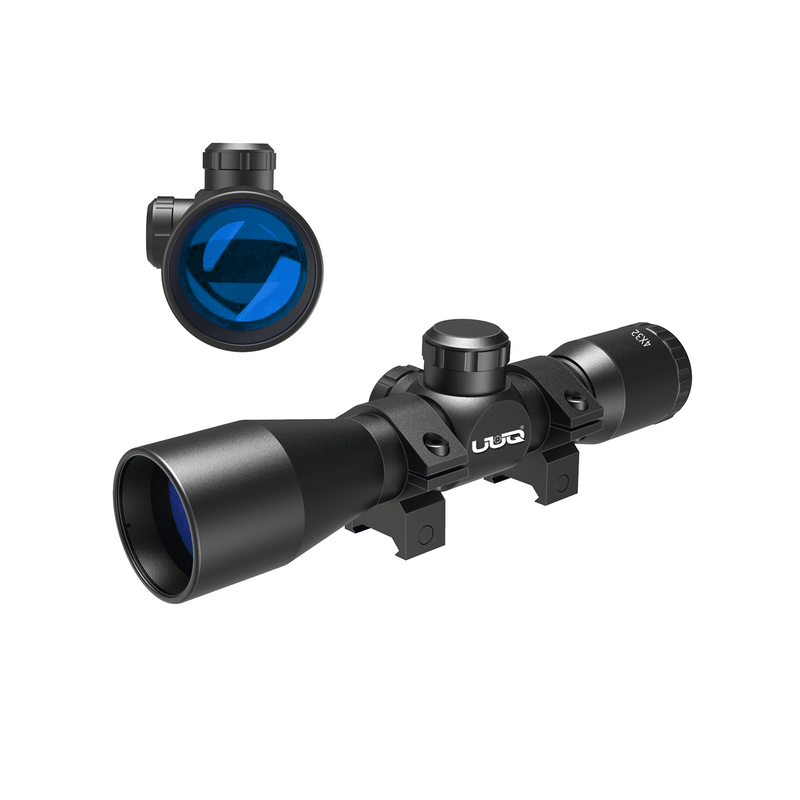 Load image into Gallery viewer, UUQ Tactical 4X32 Compact .223 .308 Scope Rangefinder Reticle/w Ring Mounts - UUQ Optics
