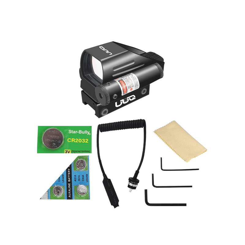 Load image into Gallery viewer, UUQ Tactical Holographic Red Green Reflex Scope Sight 4 Reticles - UUQ Optics