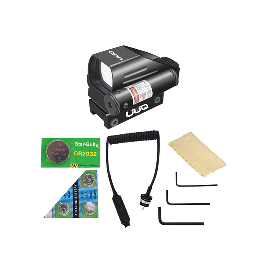 UUQ Tactical Holographic Red Green Reflex Scope Sight 4 Reticles - UUQ Optics