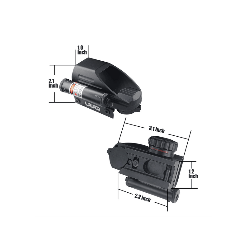 Load image into Gallery viewer, UUQ Tactical Holographic Red Green Reflex Scope Sight 4 Reticles - UUQ Optics