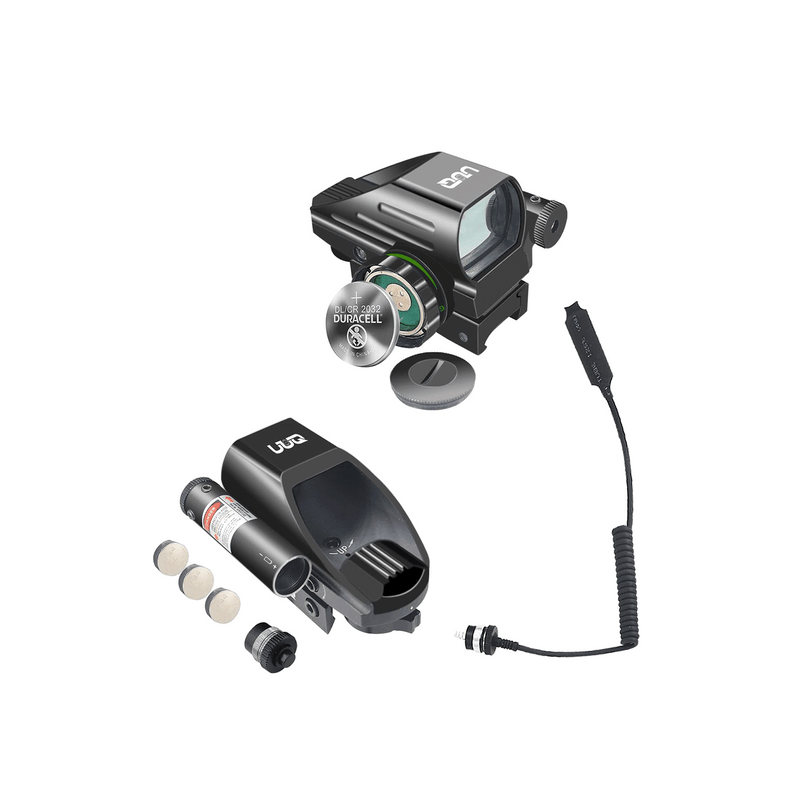 Load image into Gallery viewer, UUQ Tactical Holographic Red Green Reflex Scope Sight 4 Reticles - UUQ Optics