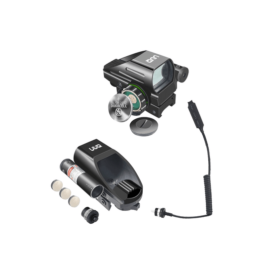 UUQ Tactical Holographic Red Green Reflex Scope Sight 4 Reticles - UUQ Optics