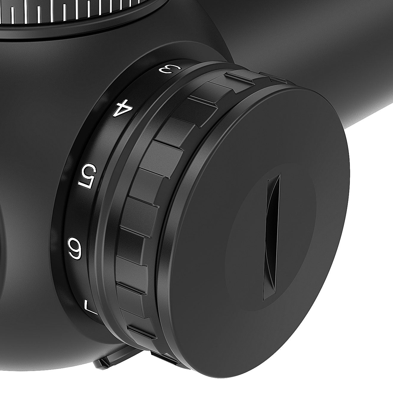 UUQ Leopard Speed Series LPVO scope with built-in dial for red illumination, 11 levels of all-red illumination, center sight illumination, and etched glass BDC.