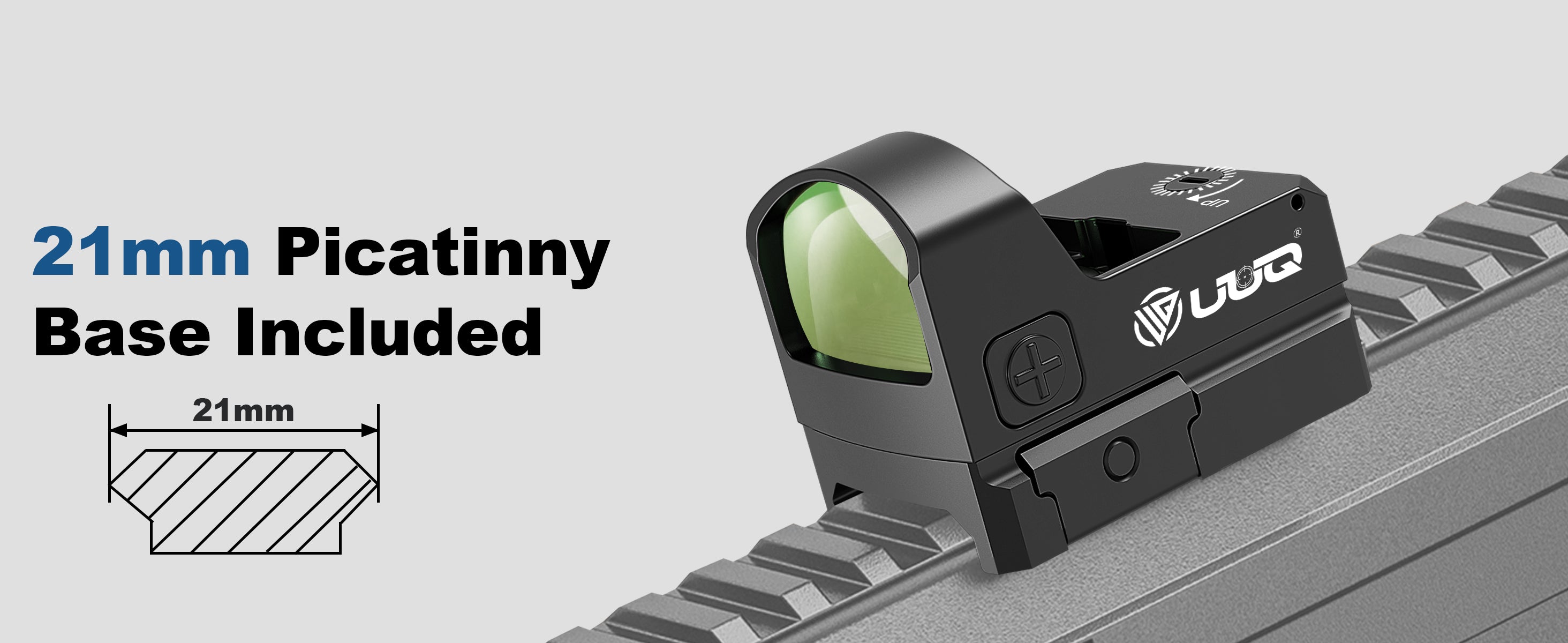 UUQ Eagle G3 sight with 21mm Picatinny base included