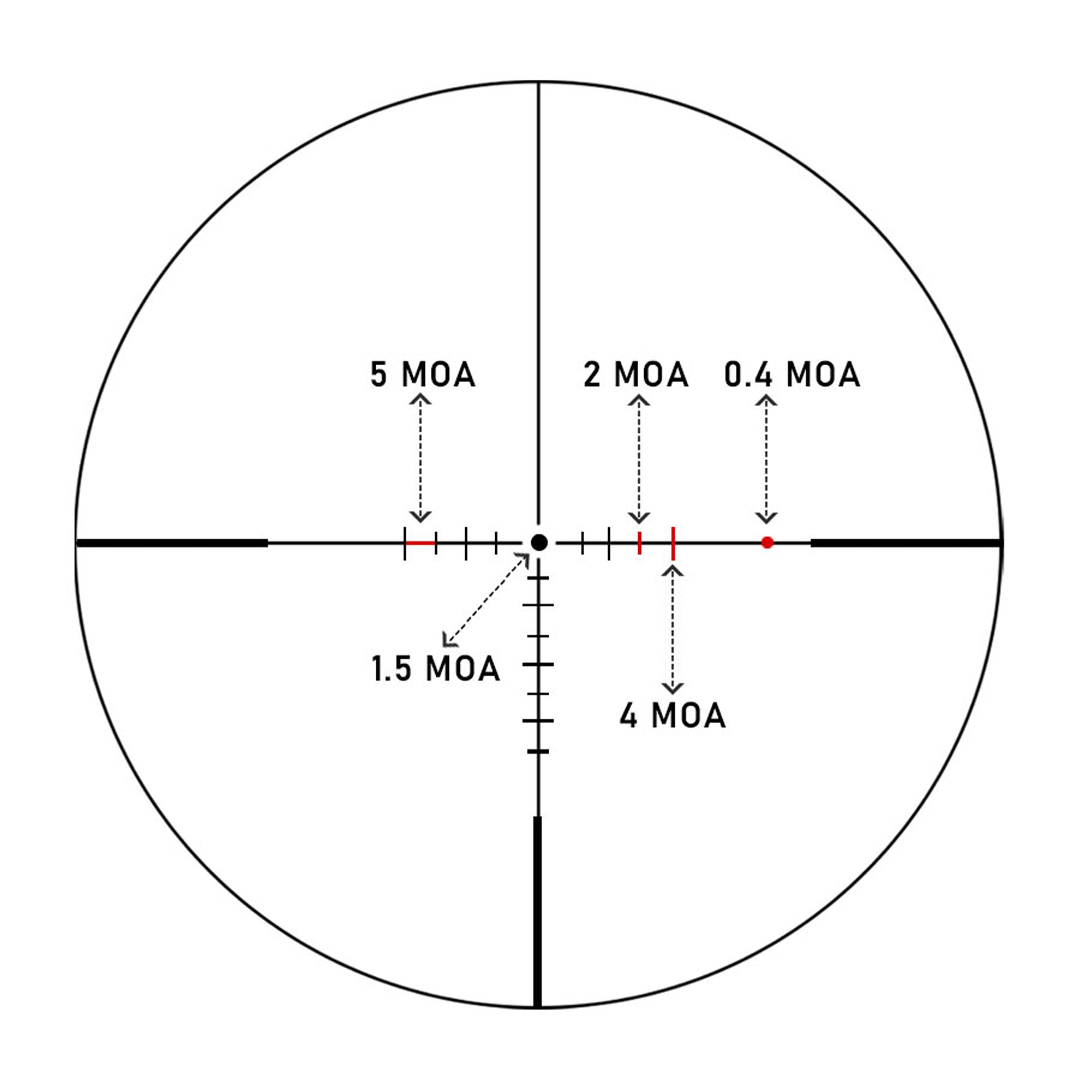 MOA Reticle,improve shooting accuracy and efficiency