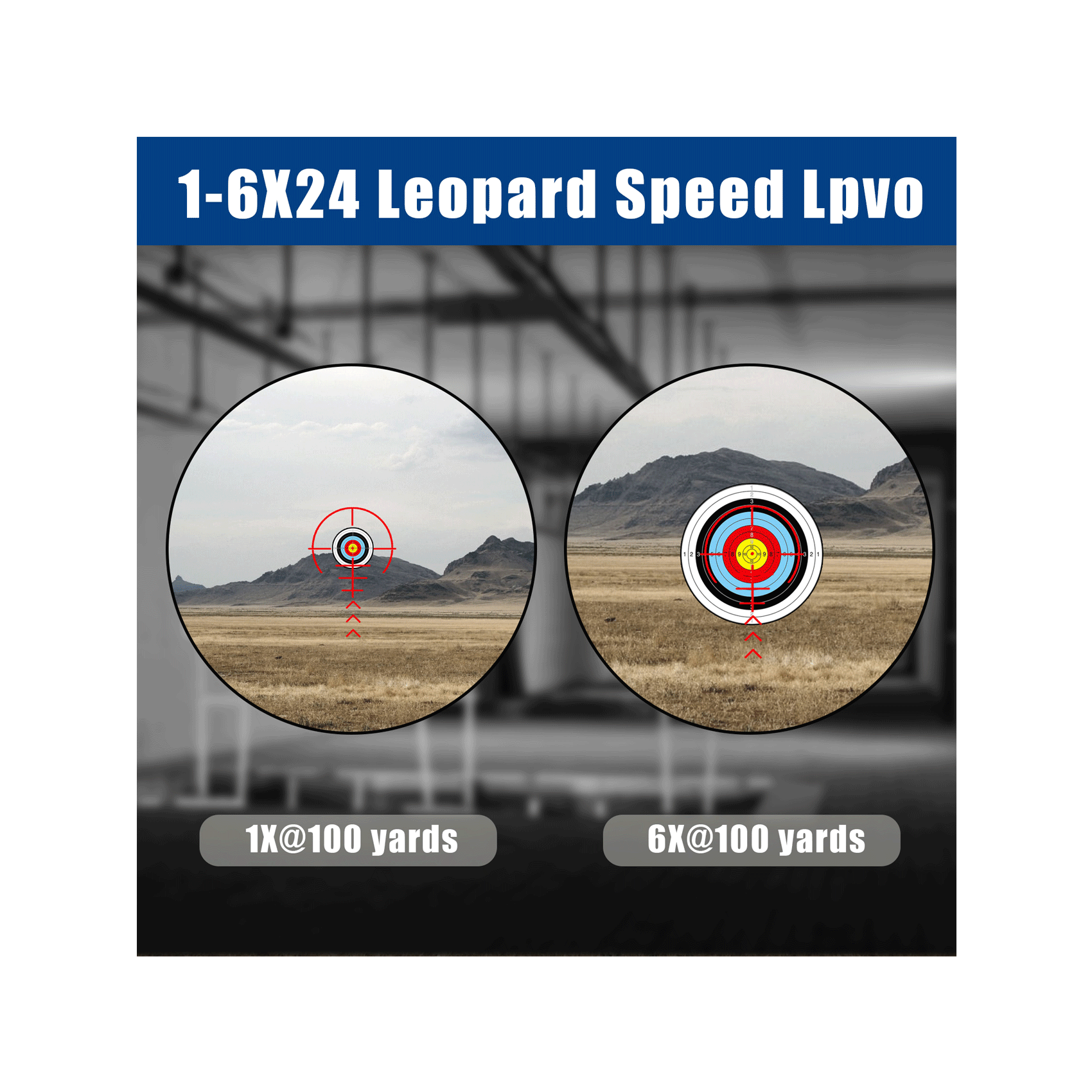 UUQ Leopard Speed 1-6x24 SFP LPVO Rifle Scope