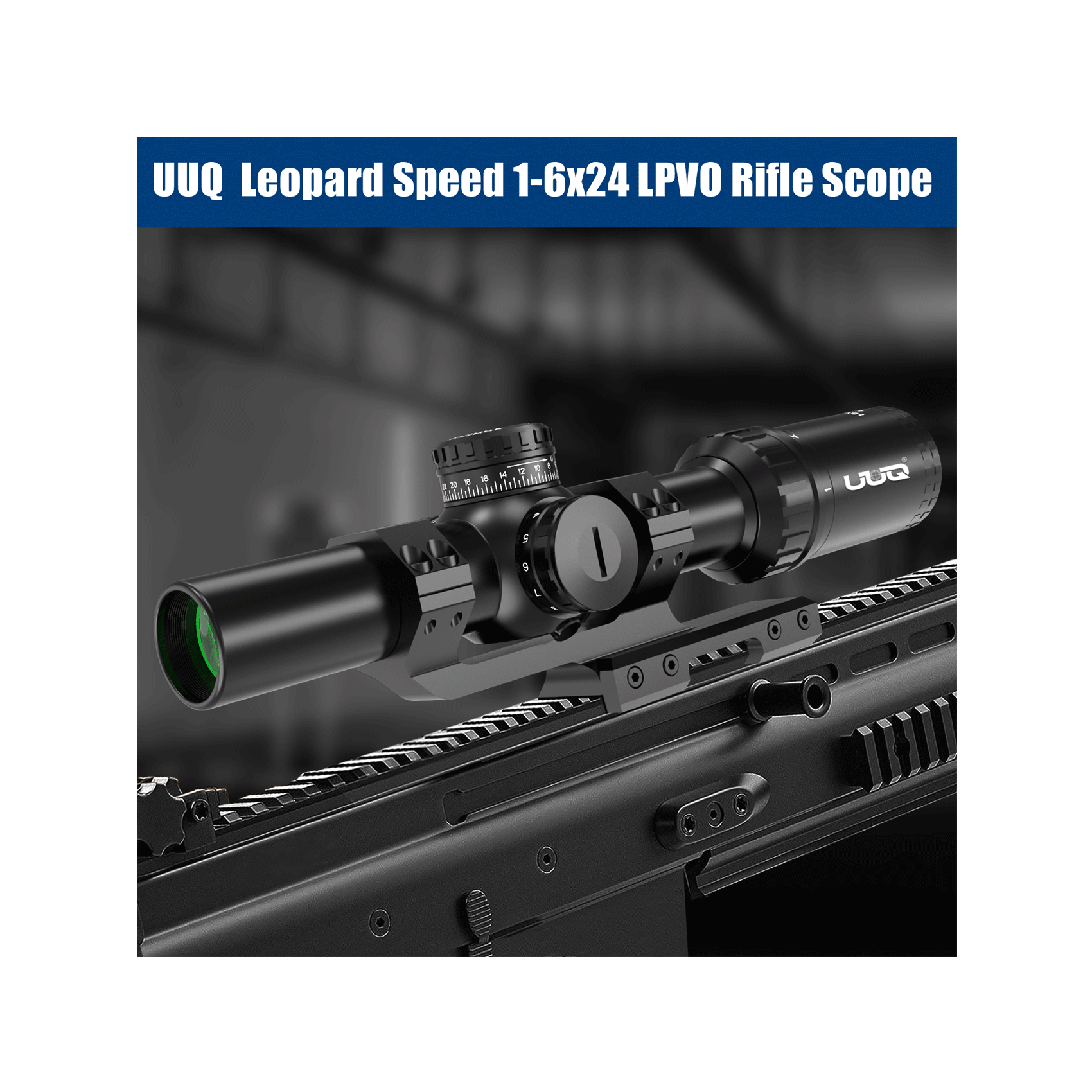 UUQ Leopard Speed 1-6x24 SFP LPVO Rifle Scope
