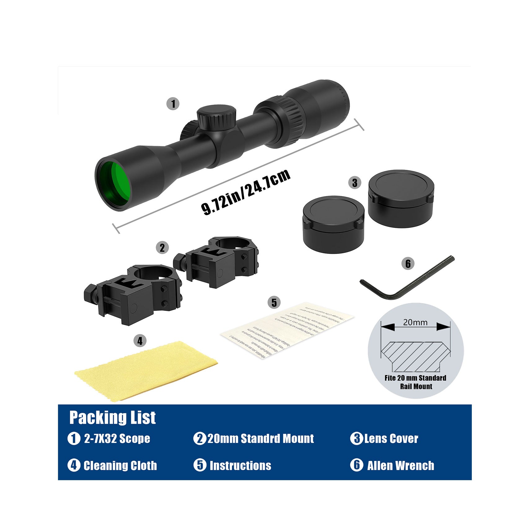 Includes all necessary accessories.