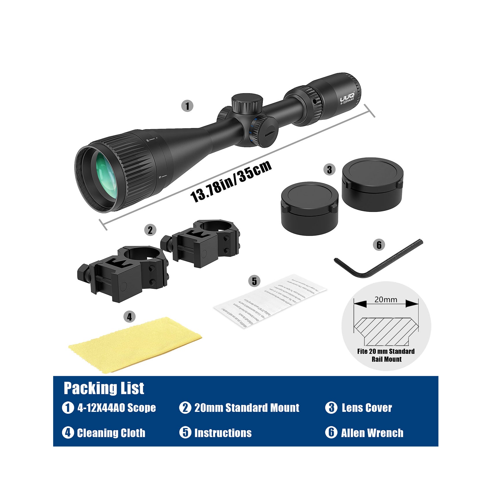 Includes all necessary accessories.