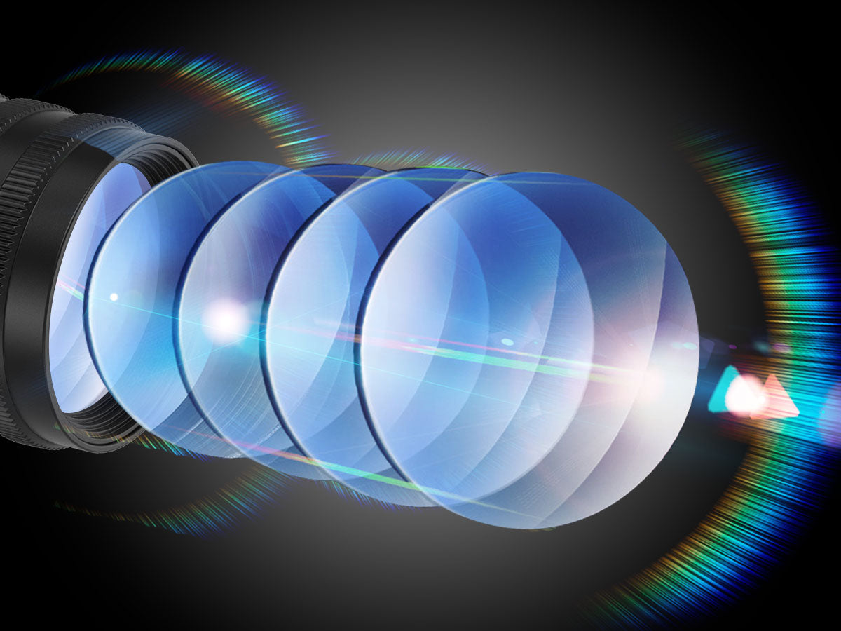 FMC objective lens improves clarity and light transmission