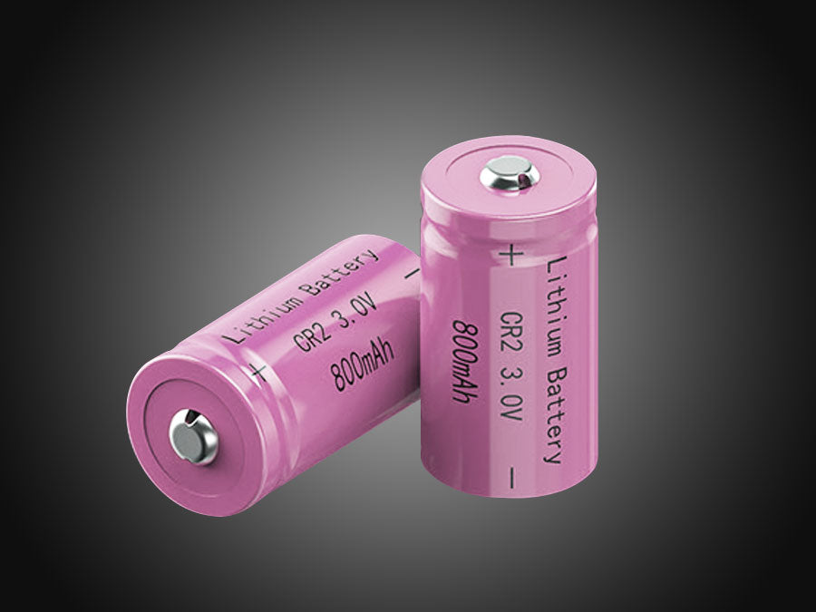 800mAh CR2 batteries x2
