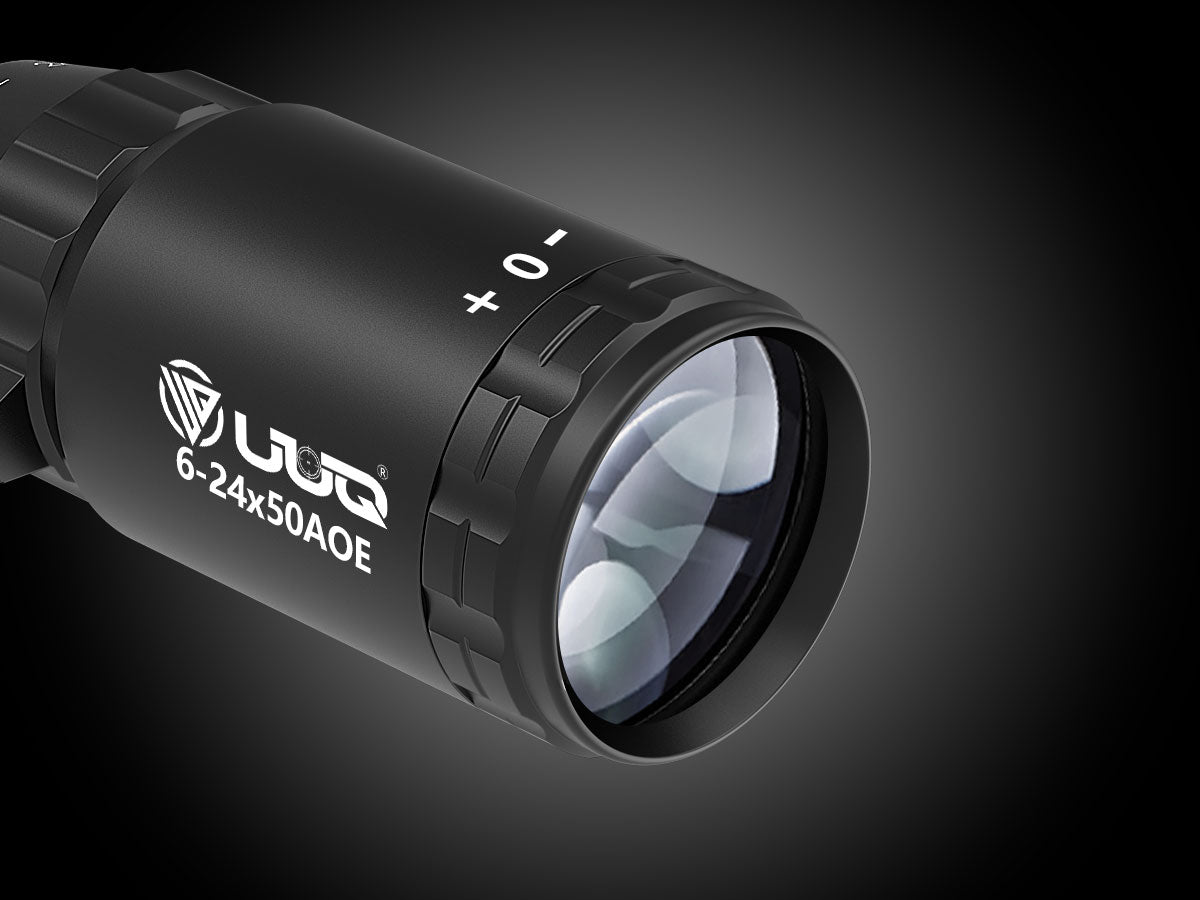 Rifle scope diopter adjustment