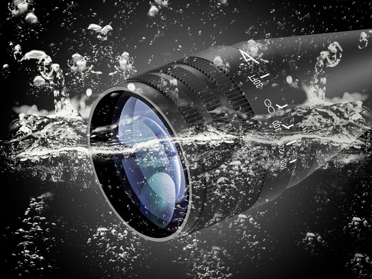 Rifle scope waterproof and fog-proof
