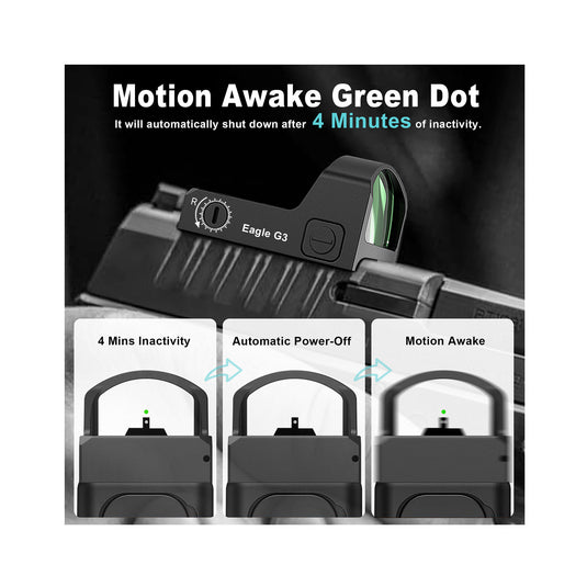 UUQ Eagle G3 4 Reticles Green Dot Sight