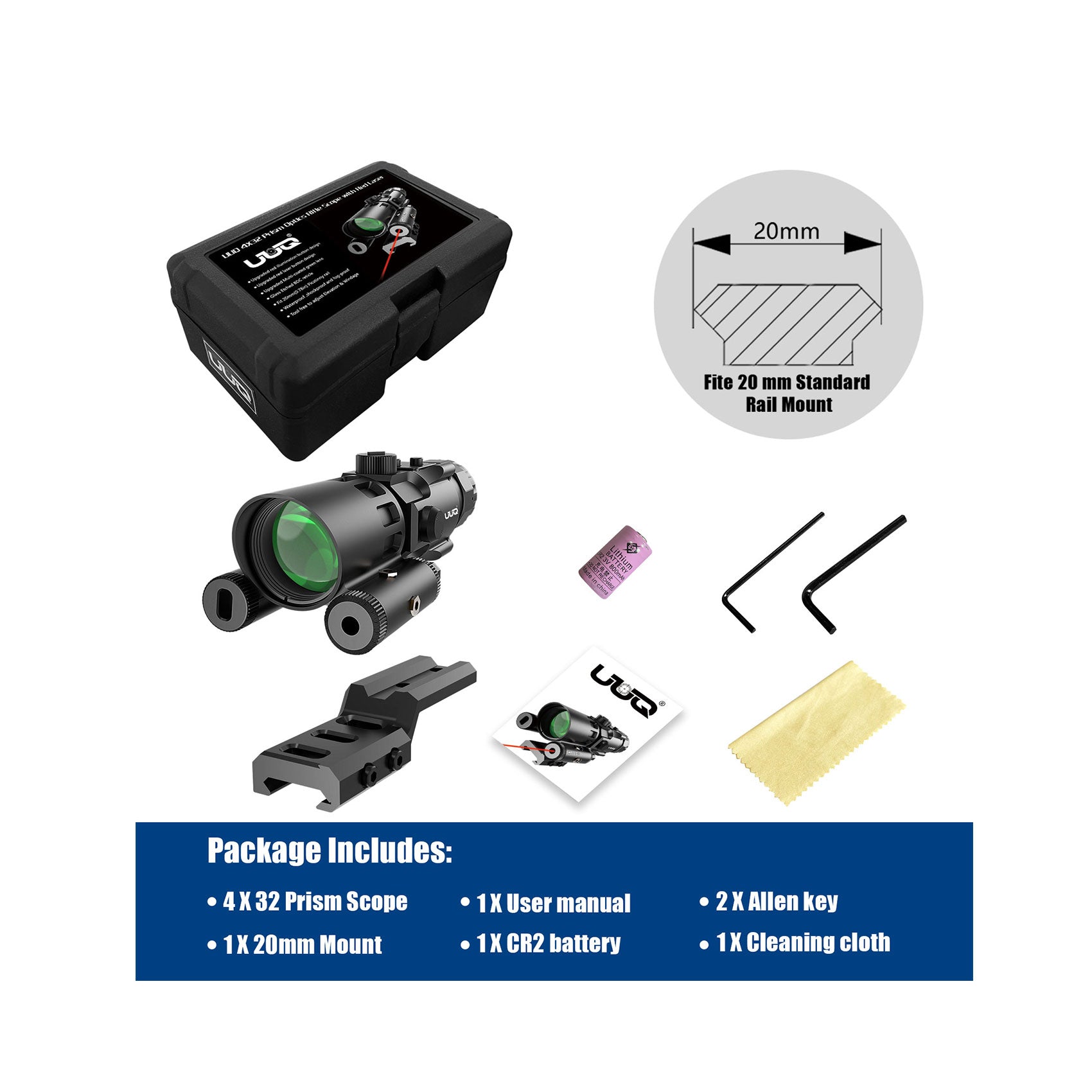 Includes all necessary accessories.