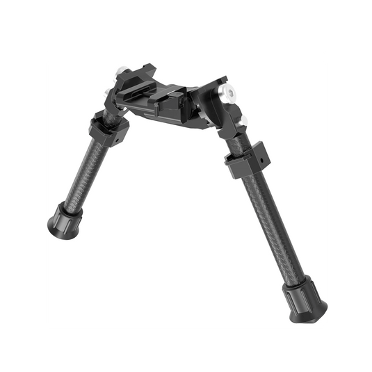 Ajoite UUQ 8" - 12” Adjustable Bipod, Heavy Duty Carbon Fiber Tactical Rifle Bipod, Picatinny/Weaver Rail Mount Base(Quick Detach Lever) - UUQ Optics