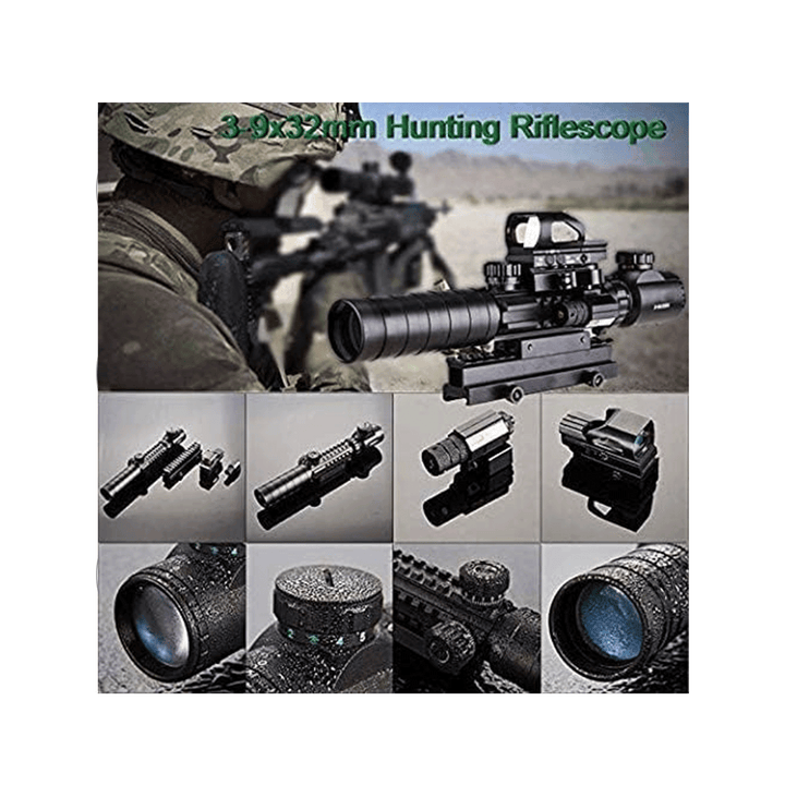 Best UUQ 3-9x32EG Tactical Rifle Scope with Reflex Sight – UUQ Optics