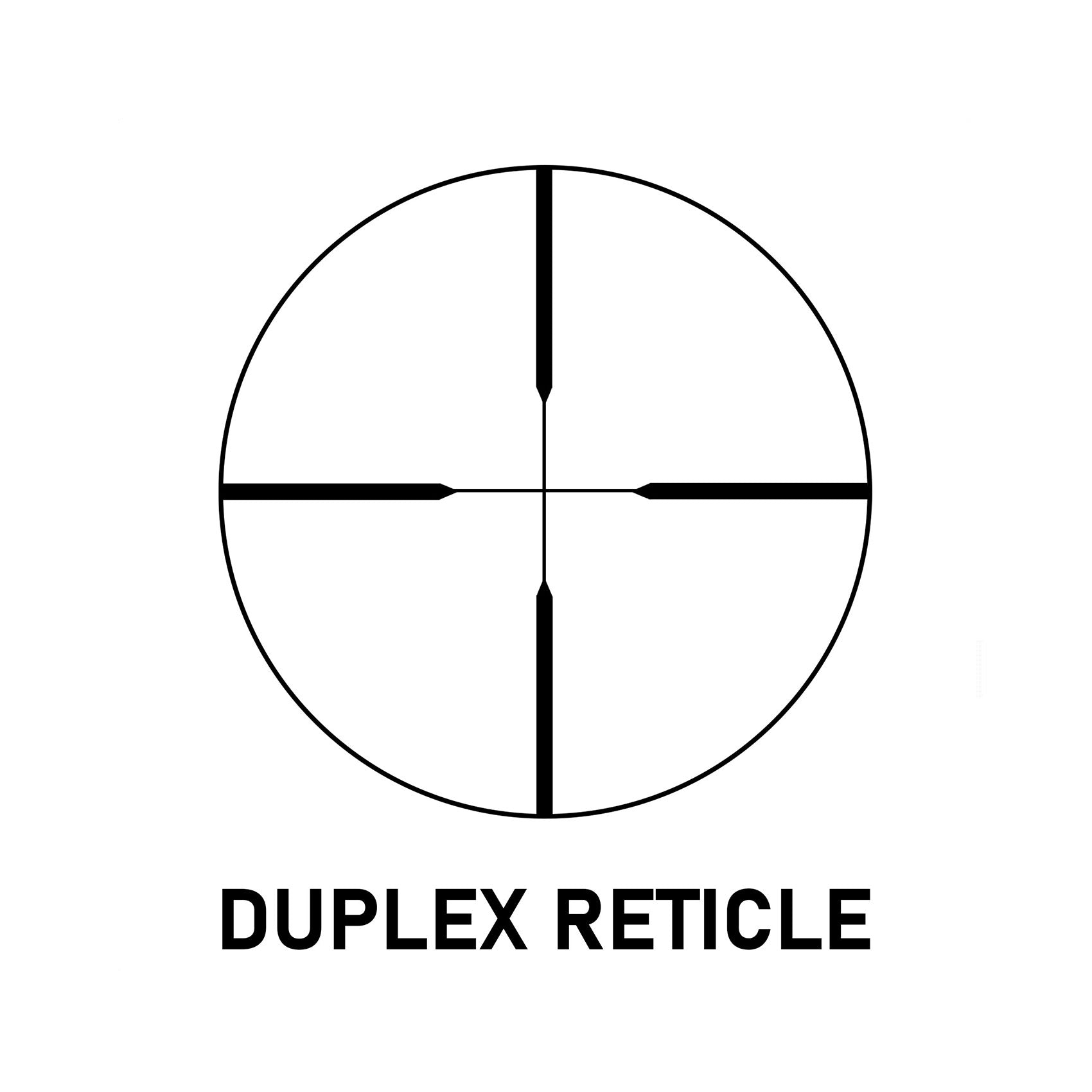Duplex reticle design of the UUQ 3-9x32mm rifle scope for precise aiming.
